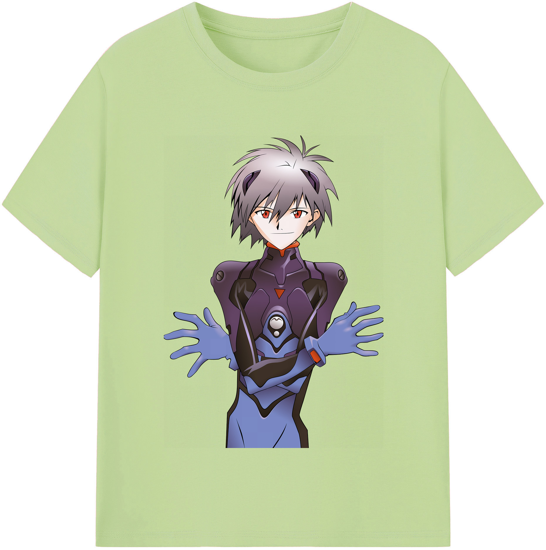（画像用） EVA 新世紀エヴァンゲリオン 綿100％半袖Tシャツ（フロントプリント）